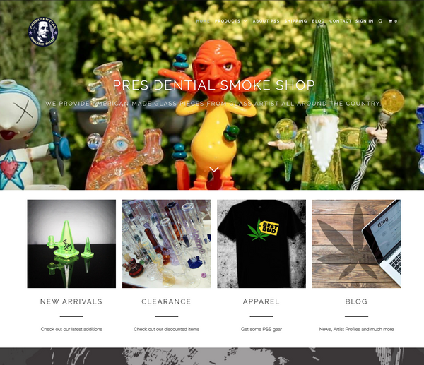 Presidential Smoke Shop launches new website