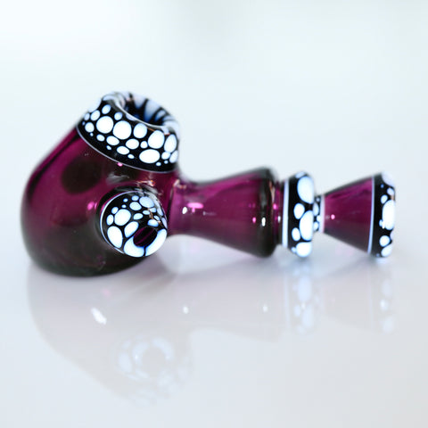 @rycraftedglas -  B/W Dotwork Hammer