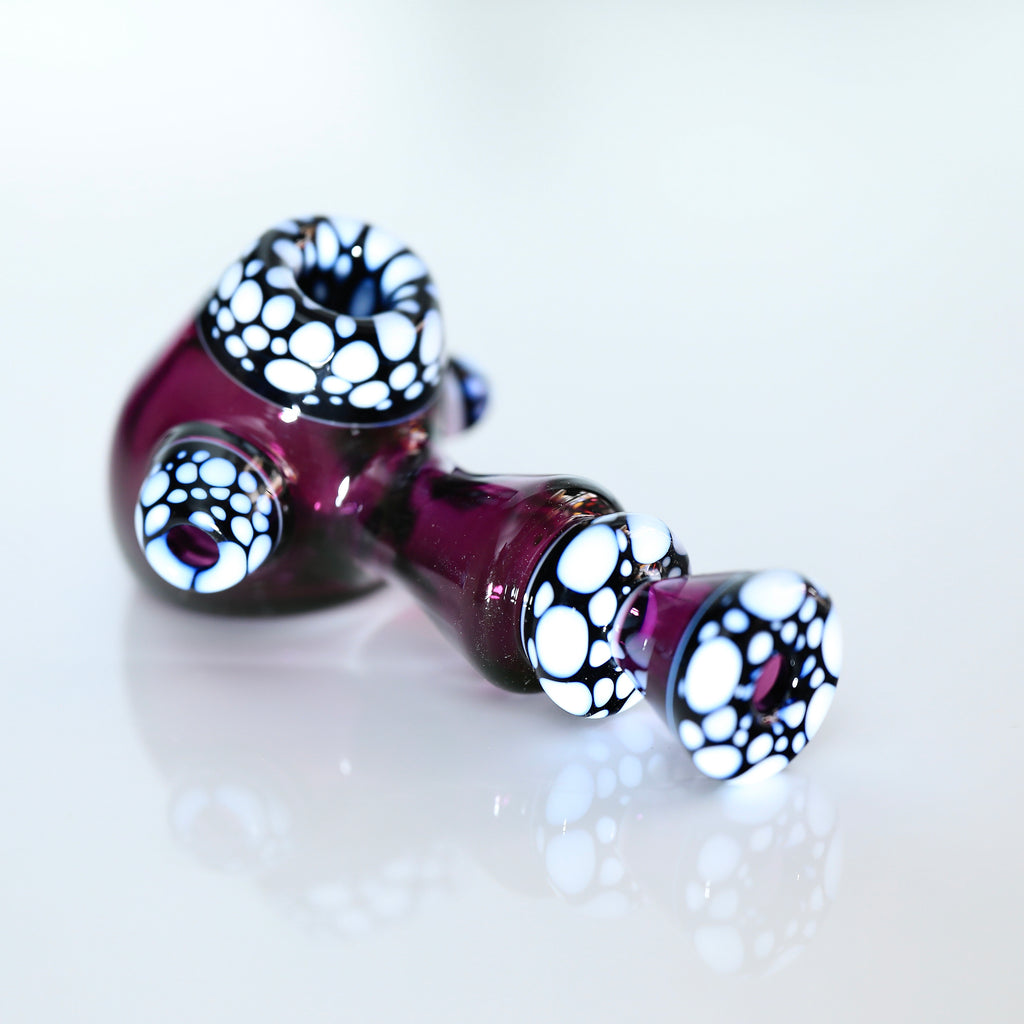 @rycraftedglas -  B/W Dotwork Hammer