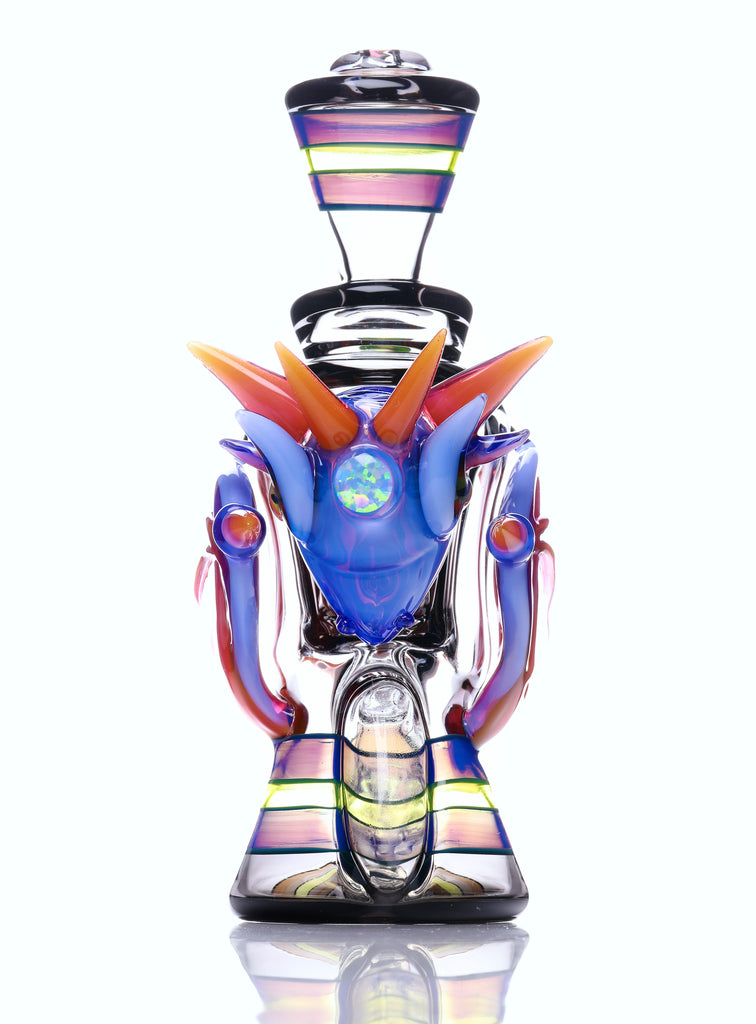 @rycraftedglass x @mikeluna  - Dragon Recycler- Nuetronium