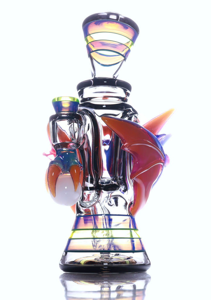 @rycraftedglass x @mikeluna  - Dragon Recycler- Nuetronium