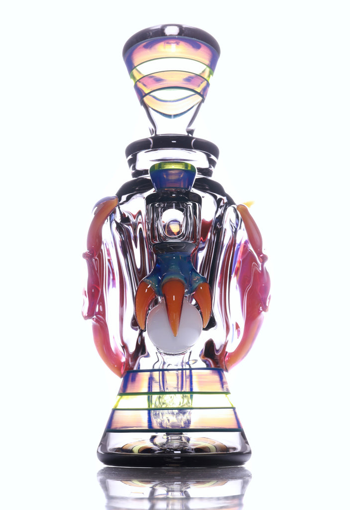 @rycraftedglass x @mikeluna  - Dragon Recycler- Nuetronium