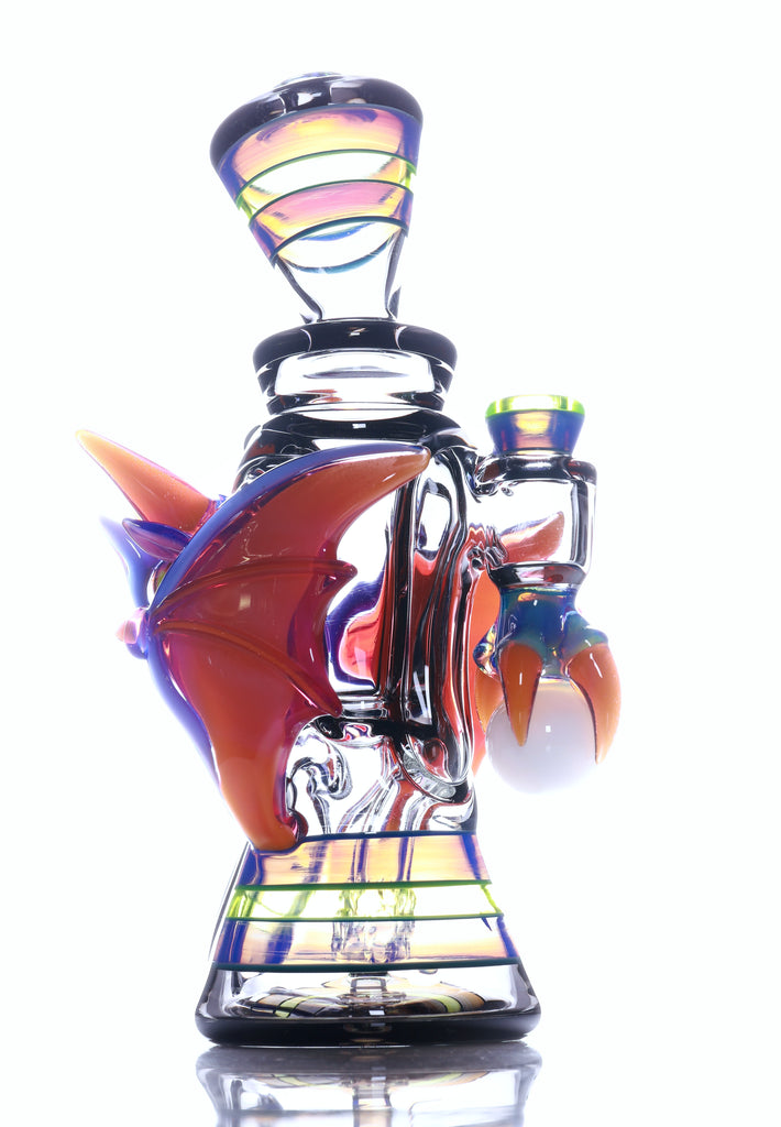 @rycraftedglass x @mikeluna  - Dragon Recycler- Nuetronium