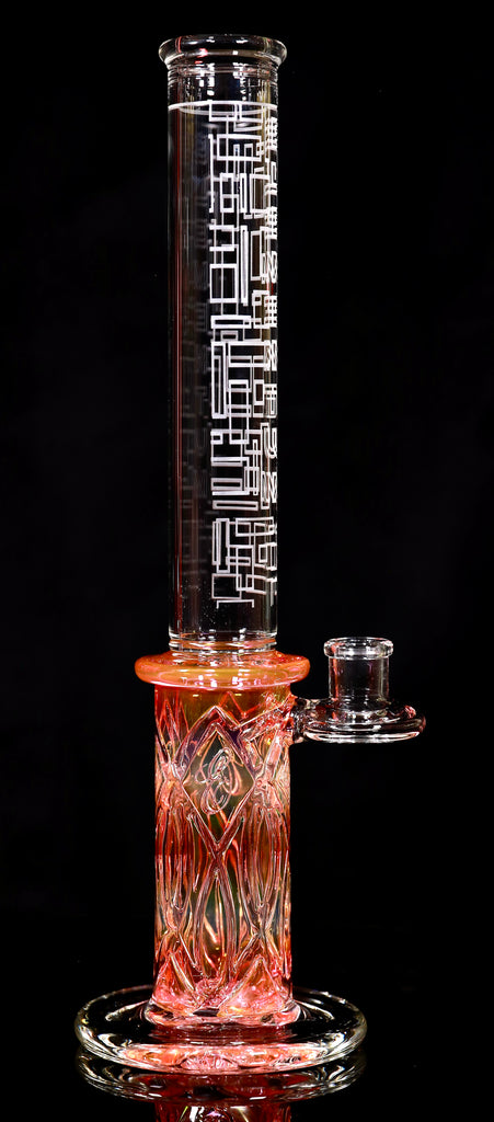 Avantgarde Glass-  Fumed Tube with Blasted Tube