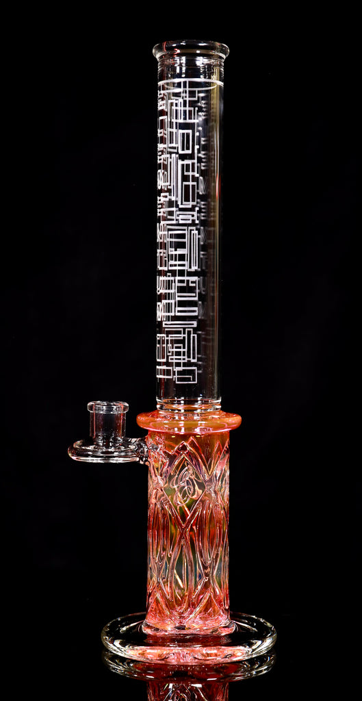 Avantgarde Glass-  Fumed Tube with Blasted Tube