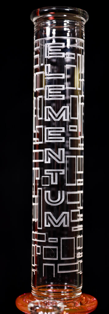 Avantgarde Glass-  Fumed Tube with Blasted Tube