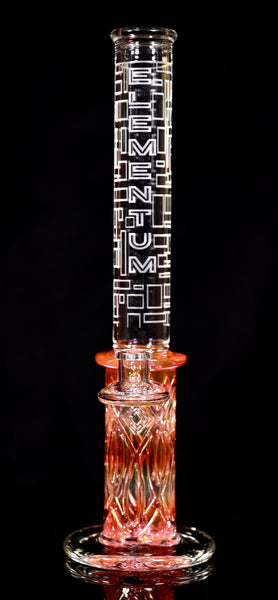 Avantgarde Glass-  Fumed Tube with Blasted Tube