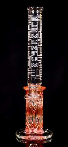 Avantgarde Glass-  Fumed Tube with Blasted Tube