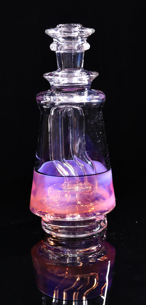 Baby Gorilla Glass- Clear Karmaline Accent Puffco Peak Top