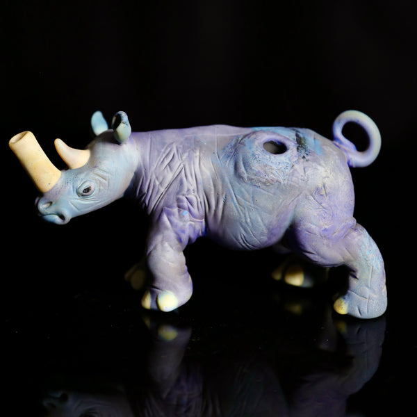 Hardman Art Glass- Rhino