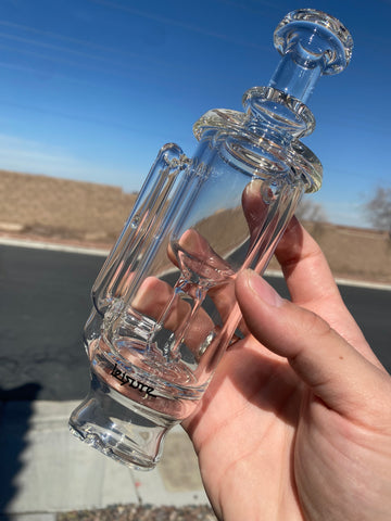 Leisure Glass- Clear Puffco Incycler Top