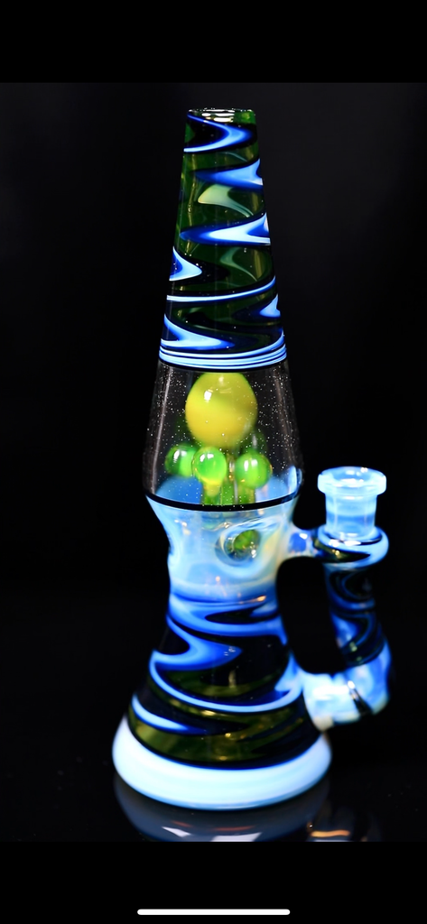 BlueGrass Glass- Revamped wigwag  Lamp