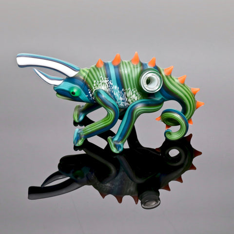 Hardman Art Glass-G&B Chameleon