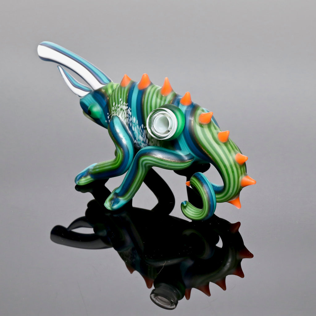 Hardman Art Glass-G&B Chameleon