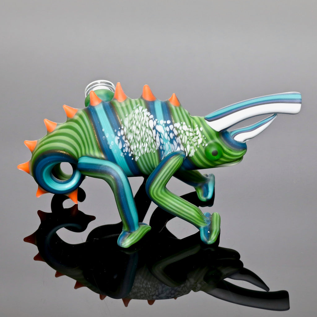 Hardman Art Glass-G&B Chameleon