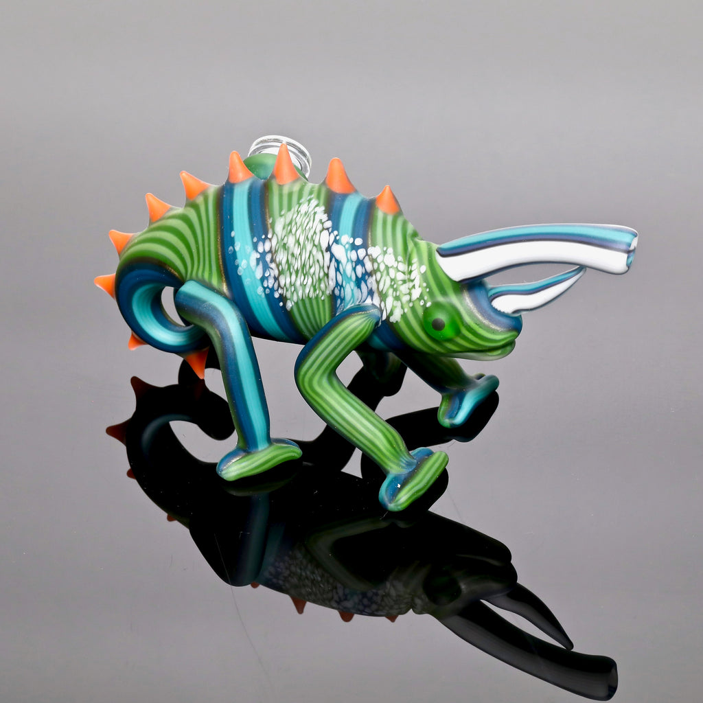 Hardman Art Glass-G&B Chameleon