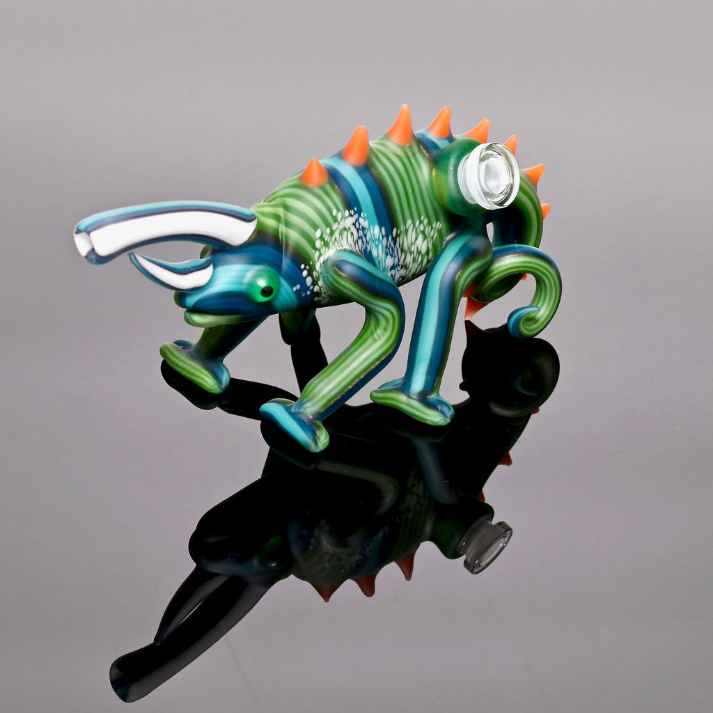 Hardman Art Glass-G&B Chameleon