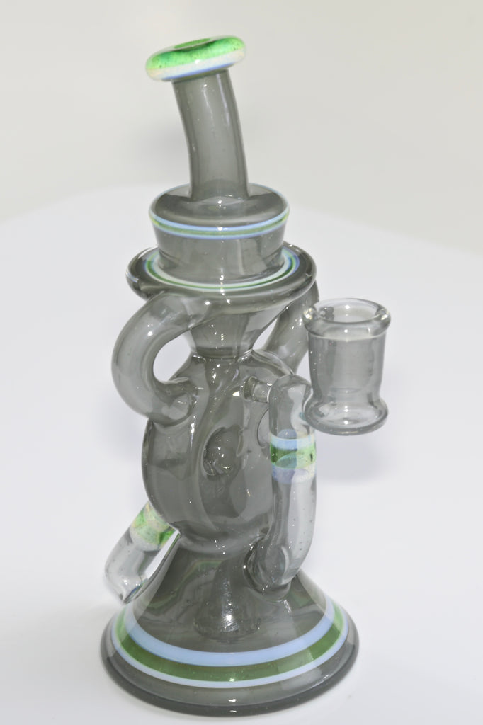 A1 Glass gray and mint Recycler