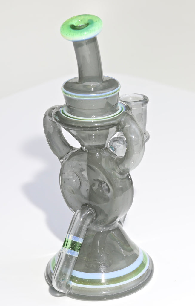 A1 Glass gray and mint Recycler