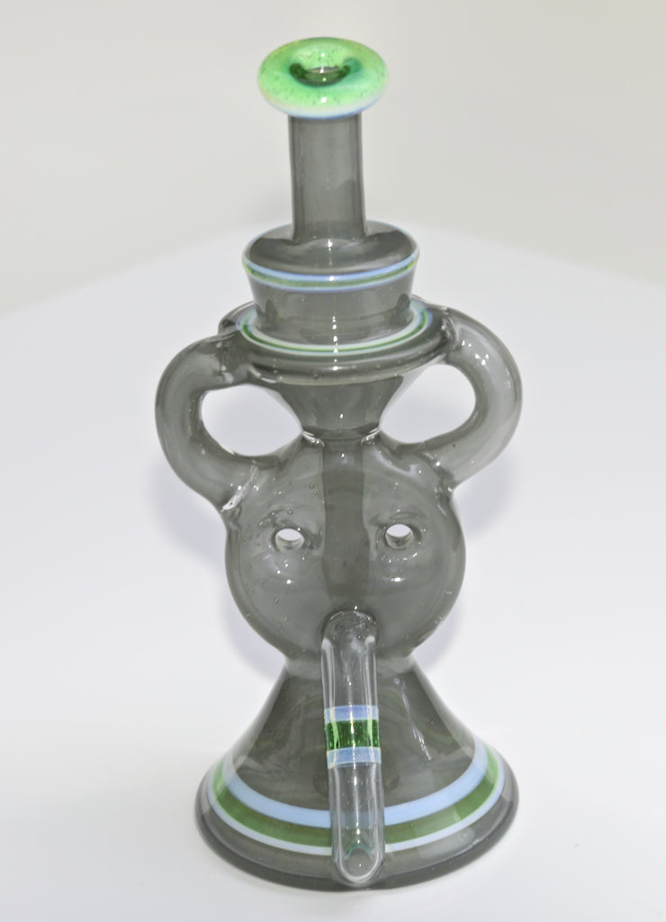 A1 Glass gray and mint Recycler