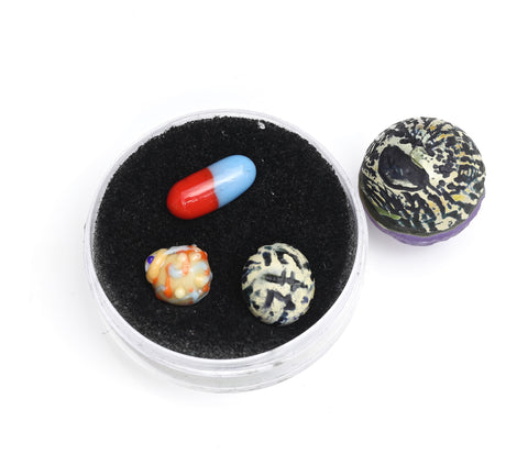 Trevy Metal Slupar Set with Marble