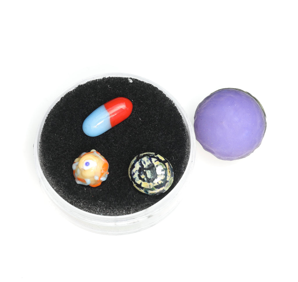 Trevy Metal Slupar Set with Marble