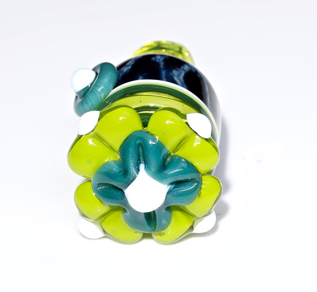 Pinky Blue Spruce Jaguar recycler w/ Pendant & Carb Cap