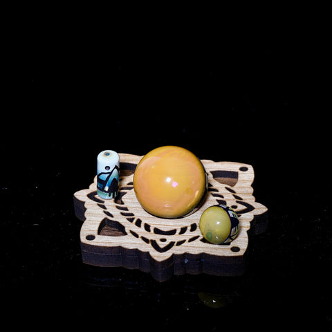 Cory Clark- Gold Carving slurper sets