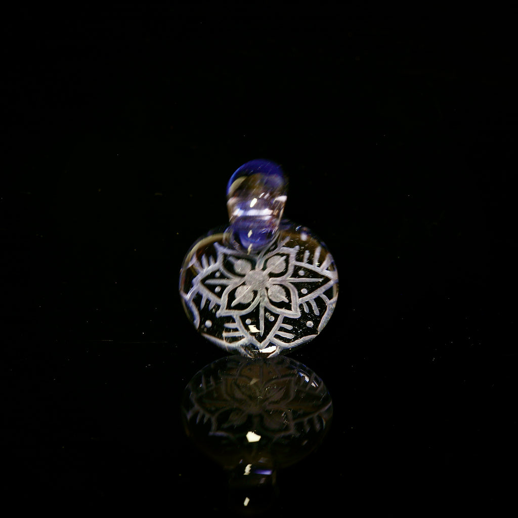 Cory Clark- Sandblasted Intaglio carving pendant #2