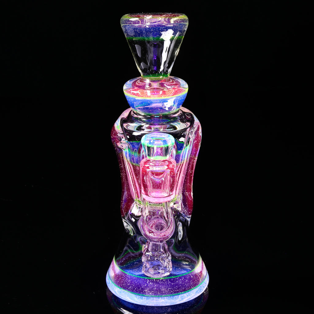 @rycraftedglass - Full Size Recycler- Full UV Lucy/Blue V