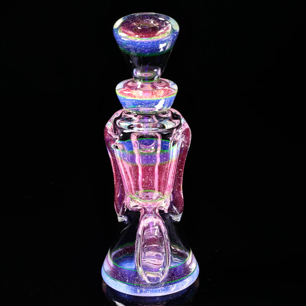 @rycraftedglass - Full Size Recycler- Full UV Lucy/Blue V