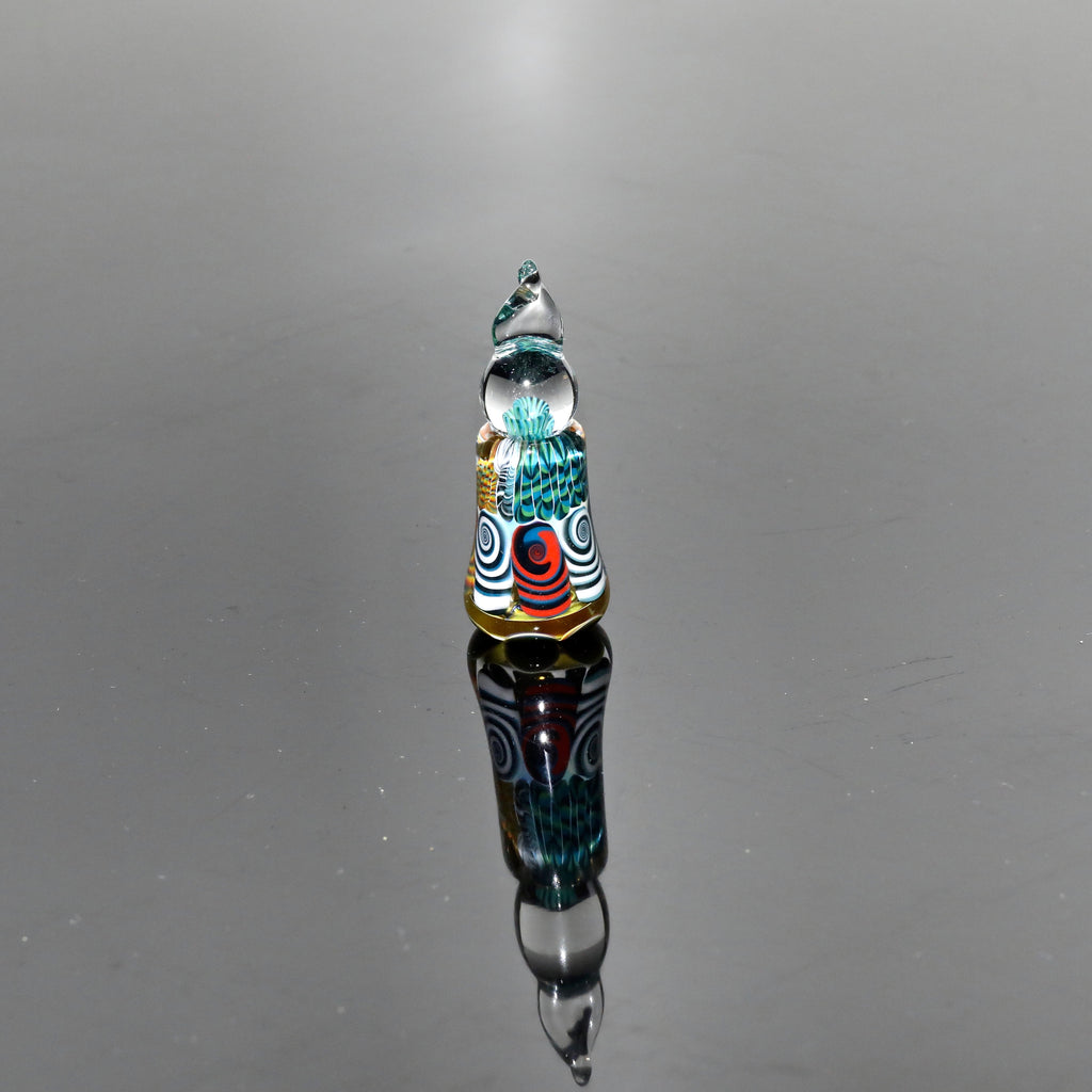 Hermit Glass Thumbprint Perfume Bottle