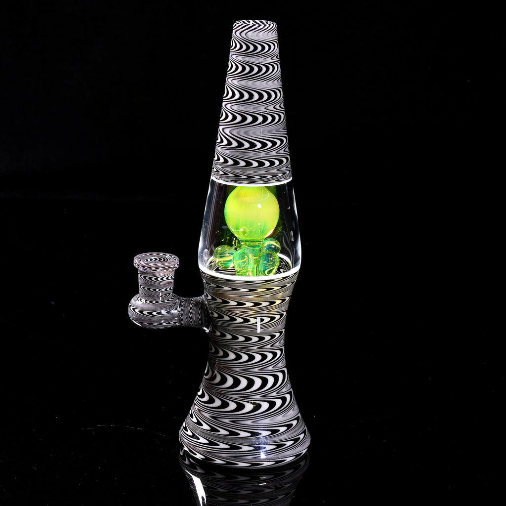 Blue Grass Glass- Lamp