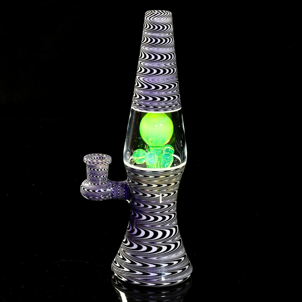 Blue Grass Glass- Lamp