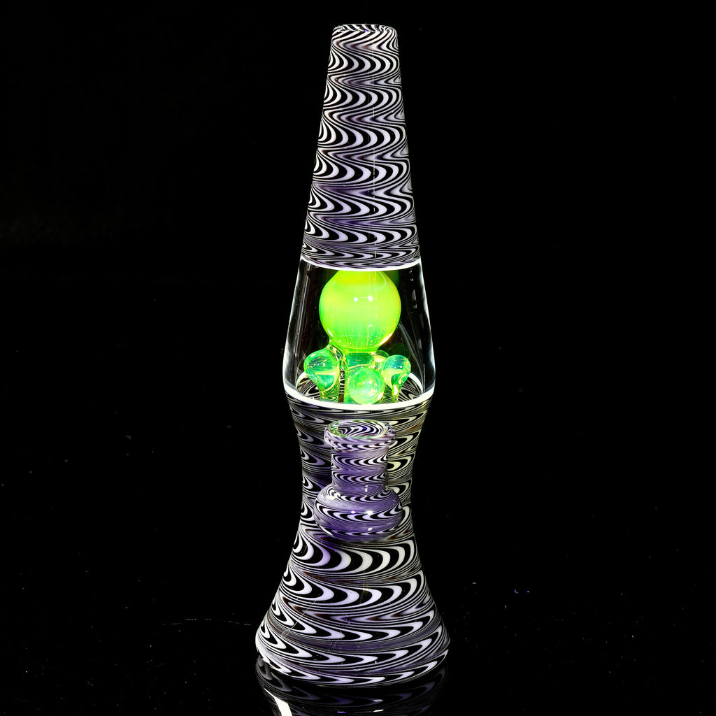 Blue Grass Glass- Lamp