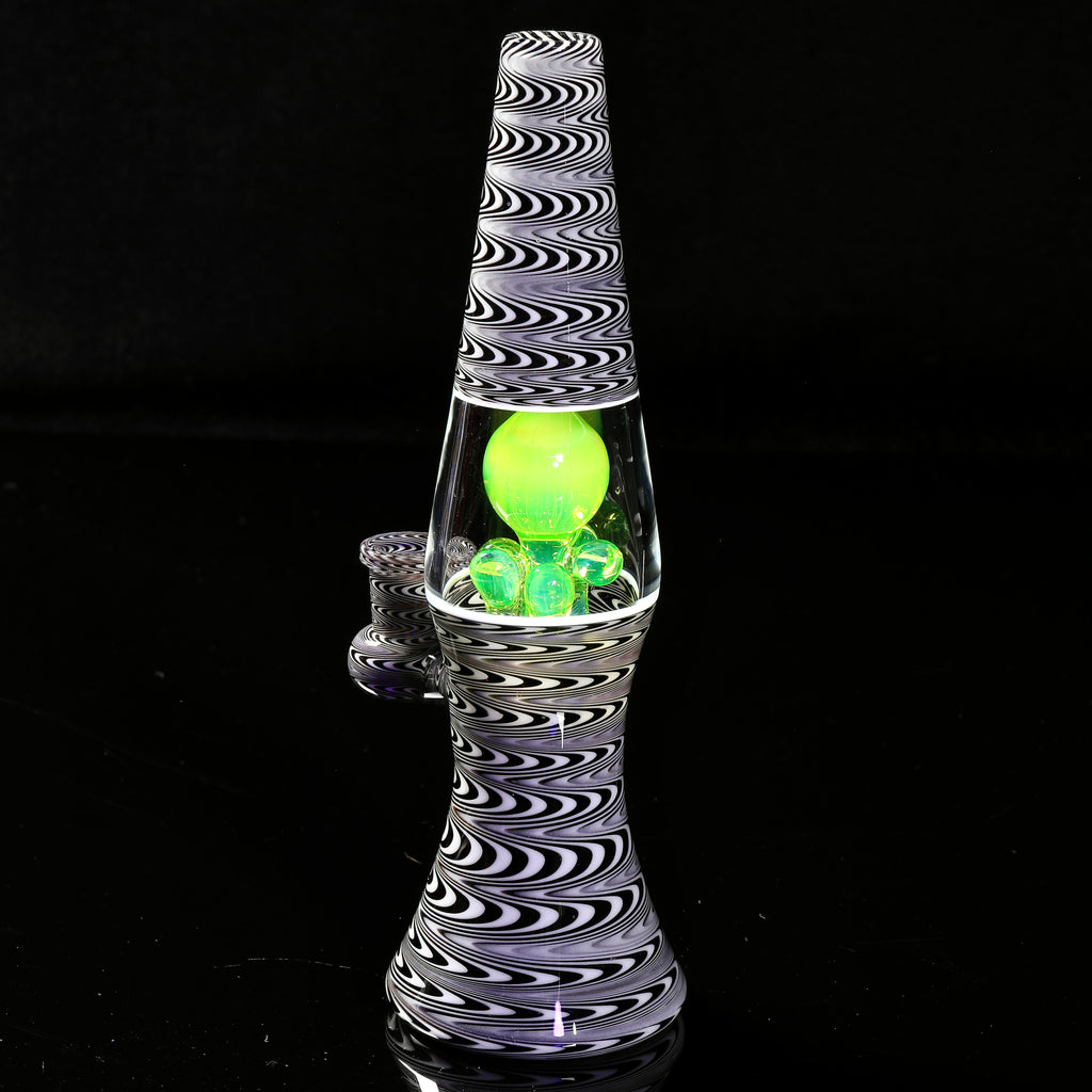 Blue Grass Glass- Lamp