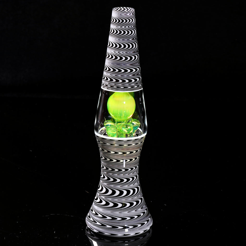 Blue Grass Glass- Lamp