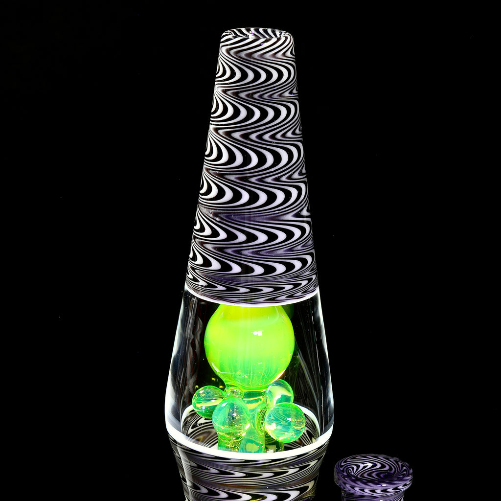 Blue Grass Glass- Lamp