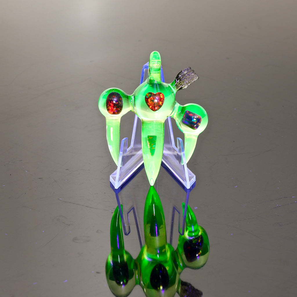 Selko Black Opal Tusk Pendant