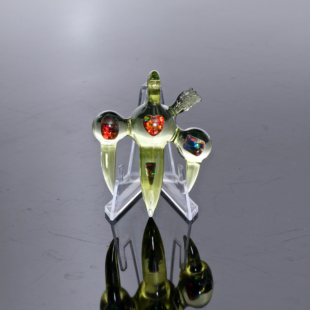 Selko Black Opal Tusk Pendant