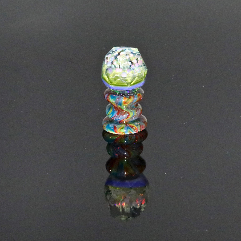 Justin Carter Faccted Sluper Marble and Stand