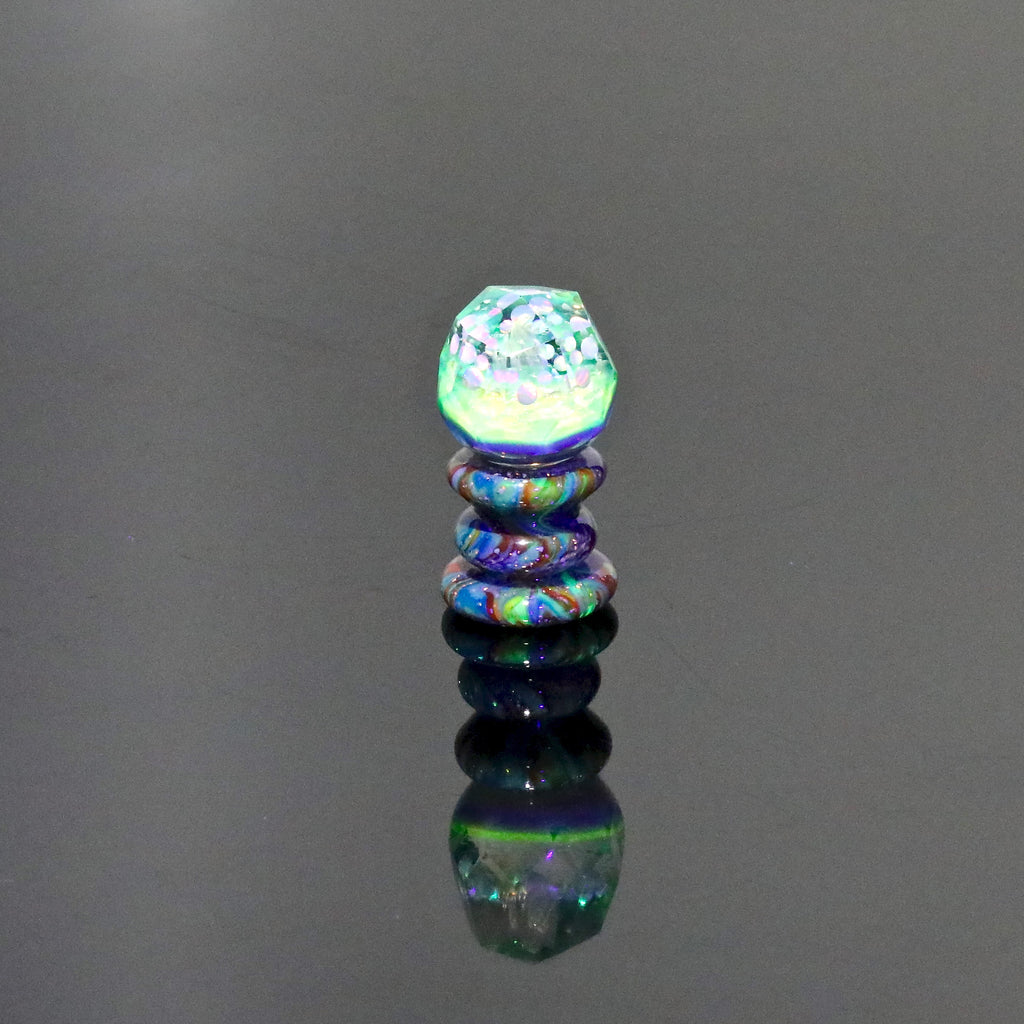 Justin Carter Faccted Sluper Marble and Stand