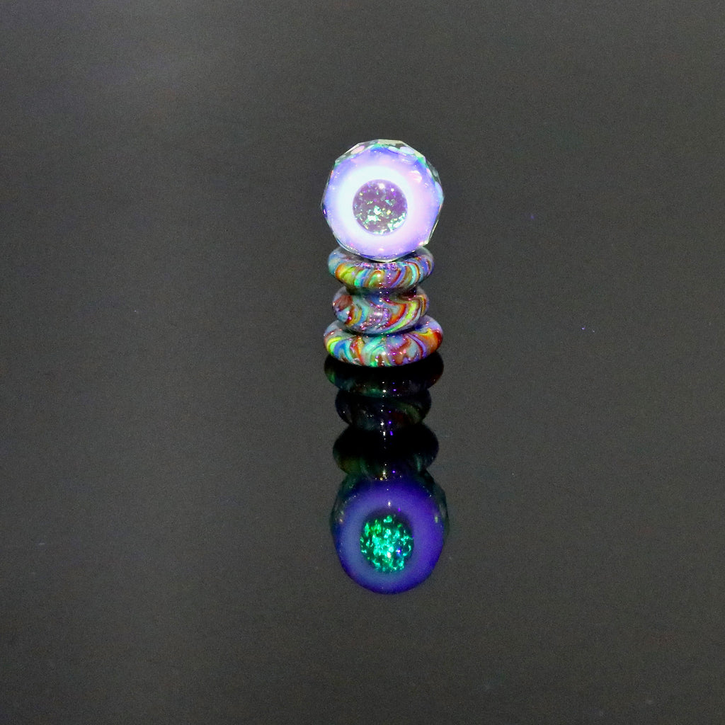 Justin Carter Faccted Sluper Marble and Stand