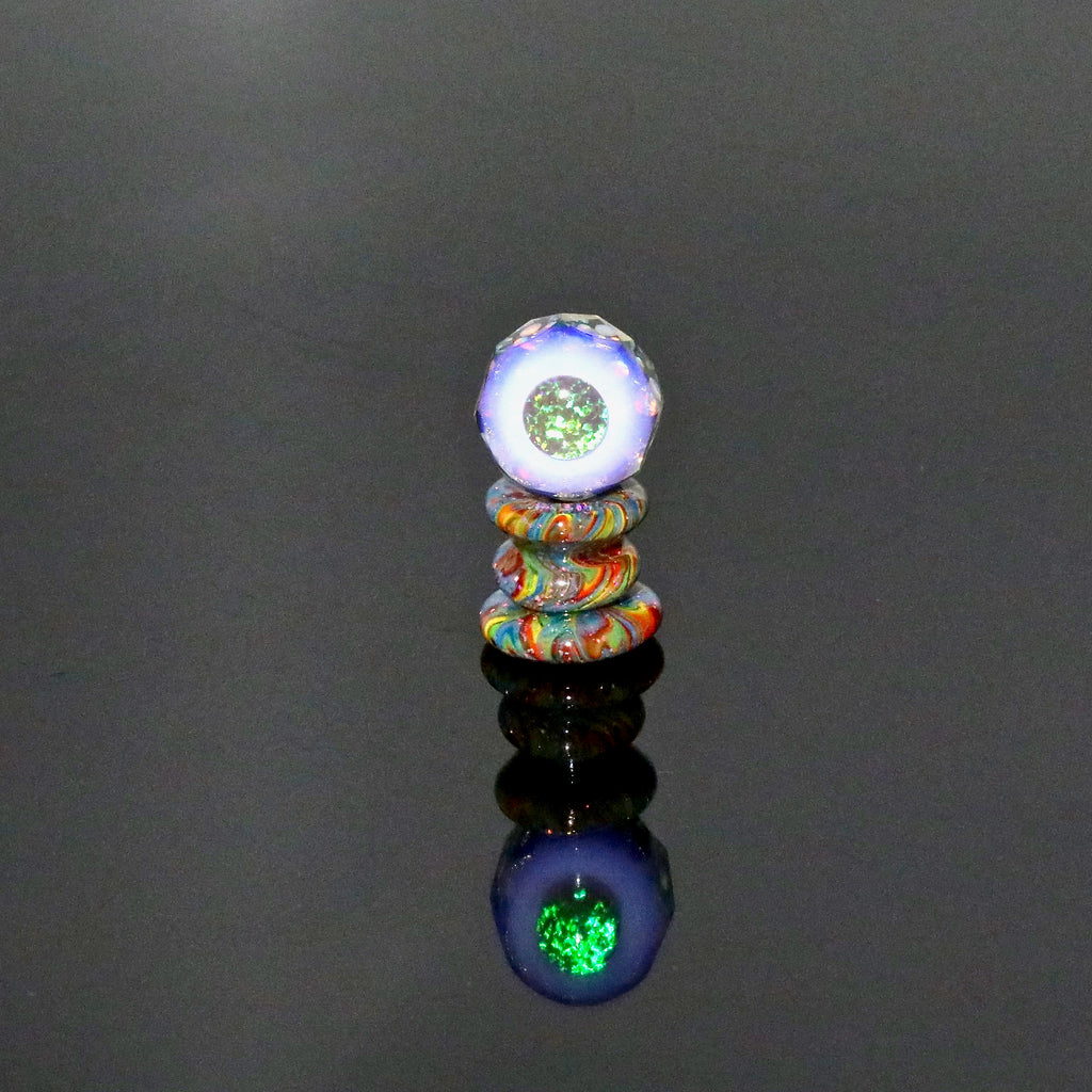 Justin Carter Faccted Sluper Marble and Stand