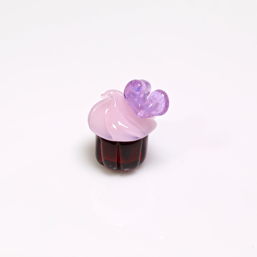 Bambi Glass Pomegranate and NS Bubblegum Cupcake Pendant