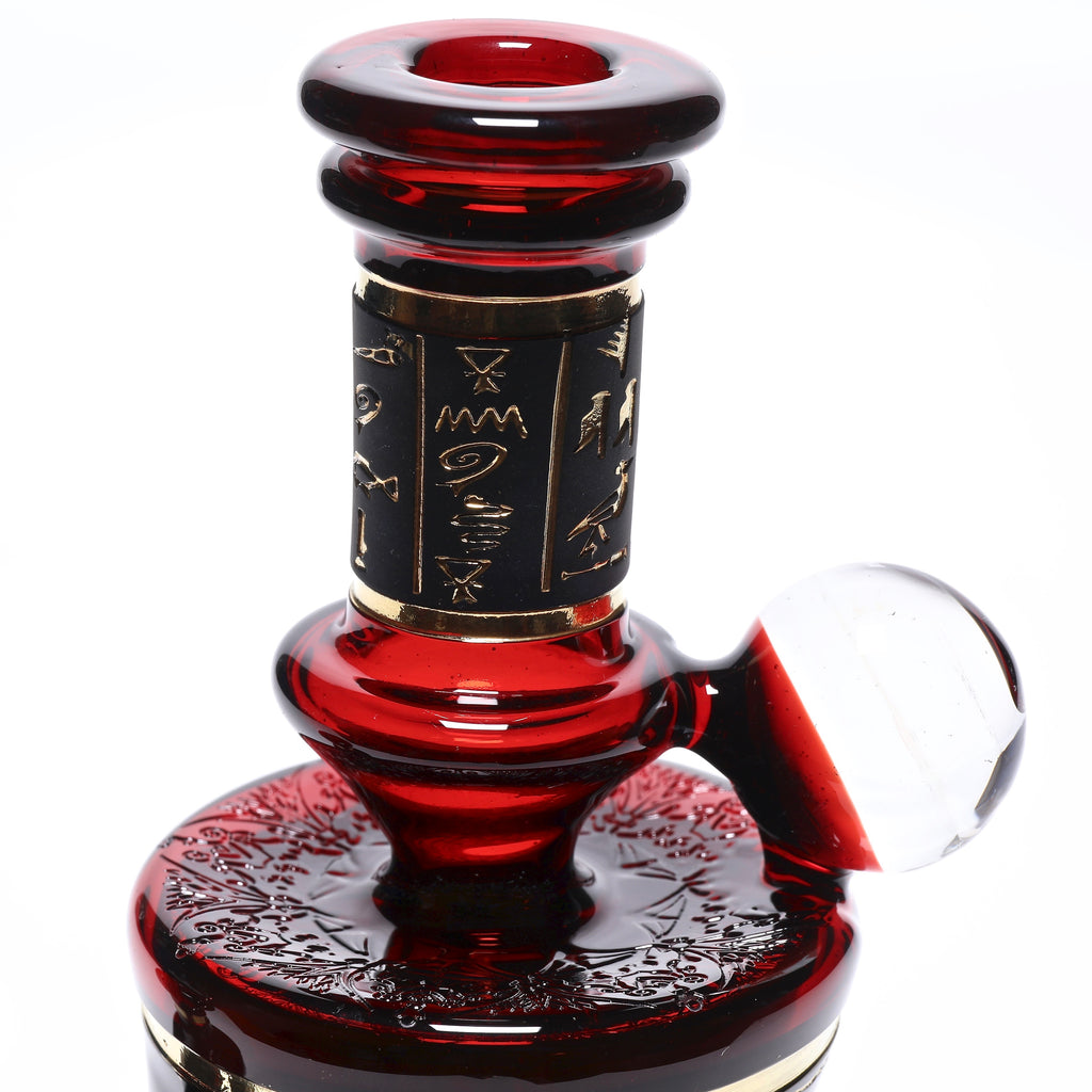 Red Goat Pipe "Ram of Mendes" / Pomagranate Marble Rig