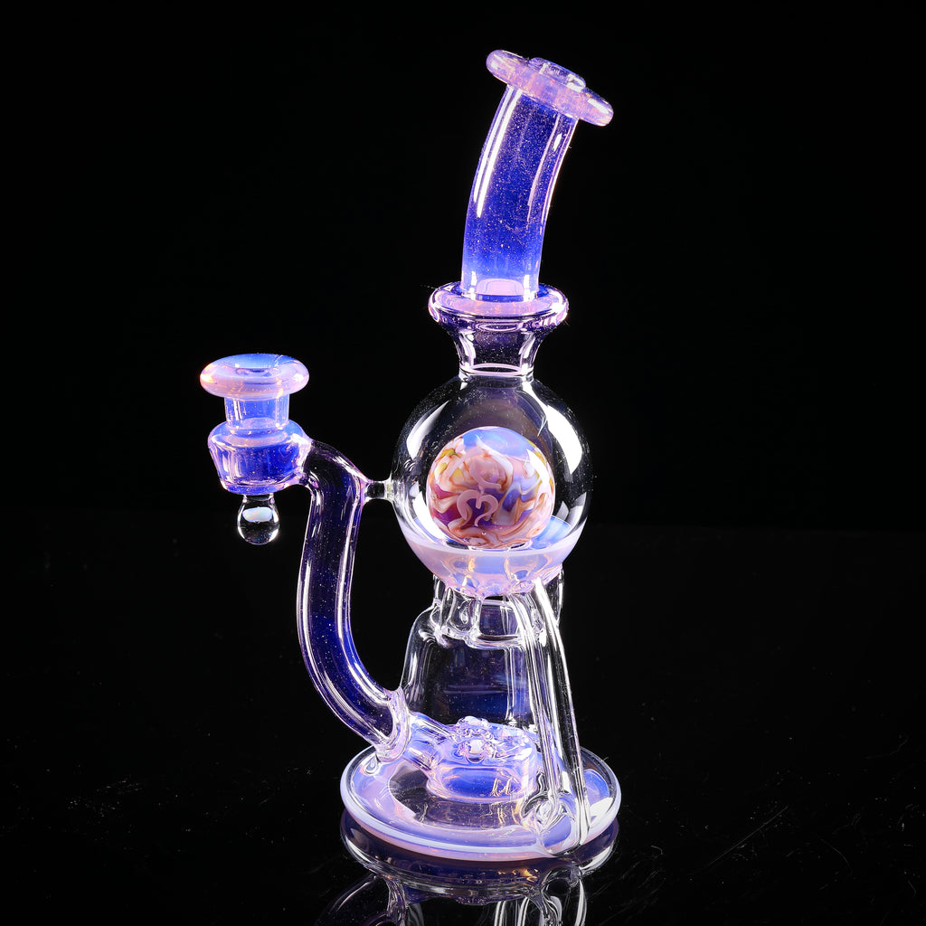 OM Glass-💦 Vasuki Recycler Rose Quartz