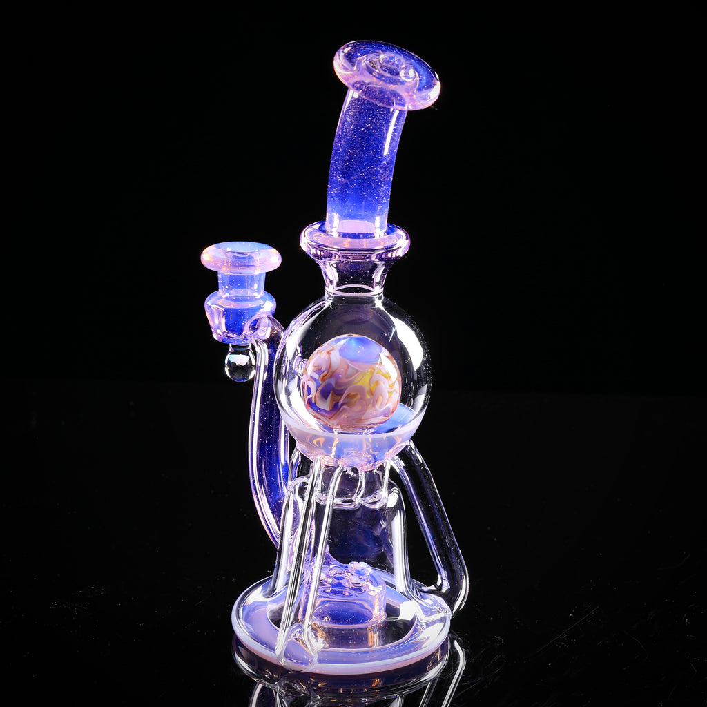 OM Glass-💦 Vasuki Recycler Rose Quartz