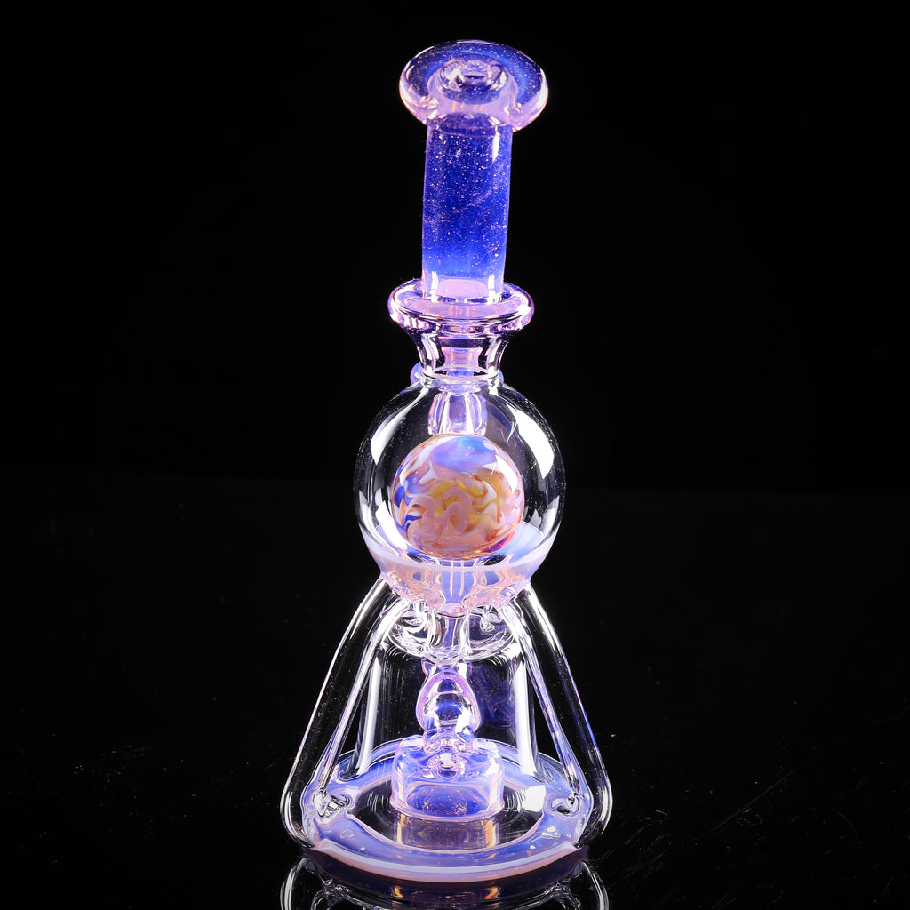 OM Glass-💦 Vasuki Recycler Rose Quartz