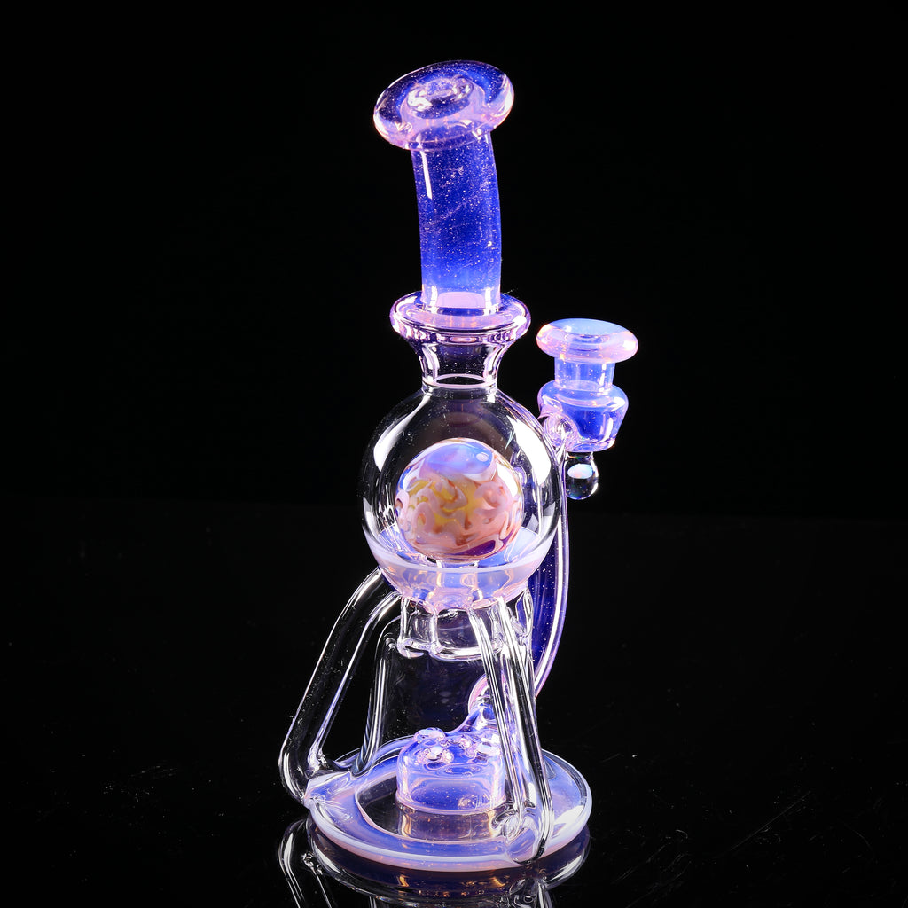 OM Glass-💦 Vasuki Recycler Rose Quartz
